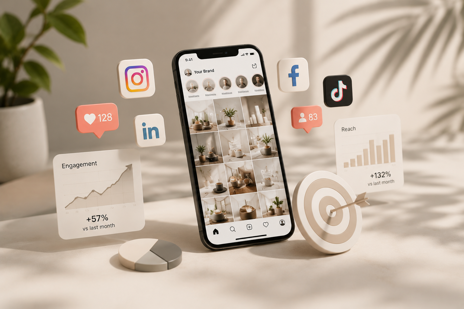 Social media platforms, engagement and digital visibility